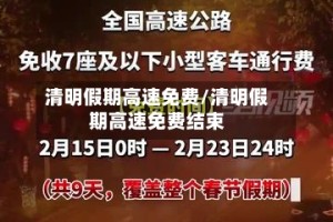 清明假期高速免费/清明假期高速免费结束