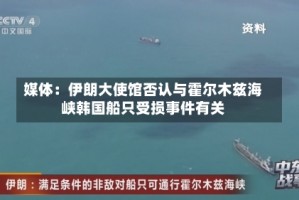 媒体：伊朗大使馆否认与霍尔木兹海峡韩国船只受损事件有关