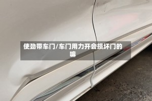 使劲带车门/车门用力开会损坏门的嘛