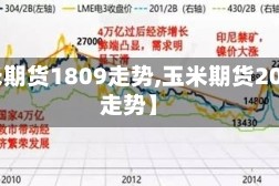 【玉米期货1809走势,玉米期货2020年走势】