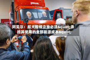 阿贝尔：超大规模企业必须"承担其使用的全部能源成本"