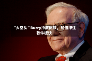 “大空头”Burry抄底微软，加倍押注软件板块