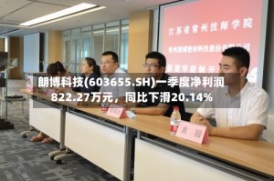朗博科技(603655.SH)一季度净利润822.27万元，同比下滑20.14%