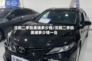 沈阳二手凯美瑞多少钱/沈阳二手凯美瑞多少钱一台