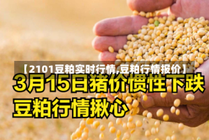 【2101豆粕实时行情,豆粕行情报价】