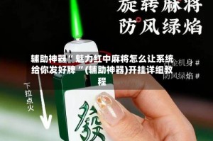 辅助神器“ 魅力红中麻将怎么让系统给你发好牌 ”(辅助神器)开挂详细教程