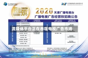 流媒体平台正在吞噬电视广告市场