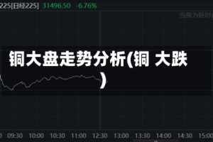 铜大盘走势分析(铜 大跌)
