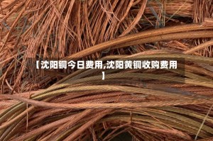 【沈阳铜今日费用,沈阳黄铜收购费用】