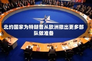 北约国家为特朗普从欧洲撤出更多部队做准备