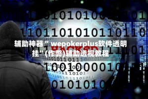 辅助神器“ wepokerplus软件透明挂”(作弊)辅助透视教程