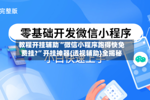 教程开挂辅助“微信小程序跑得快免费挂?”开挂神器{透视辅助}全揭秘