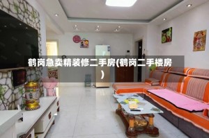 鹤岗急卖精装修二手房(鹤岗二手楼房)