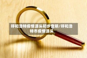 呼和浩特疫情源头初步查明/呼和浩特市疫情源头