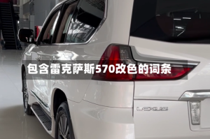 包含雷克萨斯570改色的词条