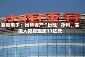 赛微电子：出售资产“扮靓”净利，实控人拟套现逾11亿元