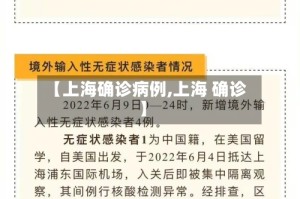【上海确诊病例,上海 确诊】