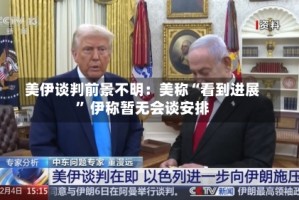 美伊谈判前景不明：美称“看到进展” 伊称暂无会谈安排