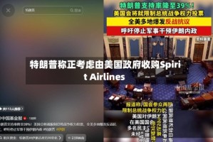 特朗普称正考虑由美国政府收购Spirit Airlines