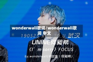 wonderwall歌词/wonderwall歌词 中文