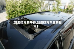 【凯迪拉克的午餐,凯迪拉克车主的日常】