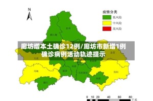 廊坊增本土确诊12例/廊坊市新增1例确诊病例活动轨迹提示
