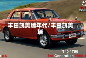 丰田凯美瑞年代/丰田凯美瑞