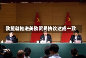 欧盟就推进美欧贸易协议达成一致