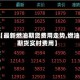 【最新燃油期货费用走势,燃油期货实时费用】