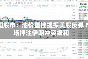 美国股市：油价重挫提振美股反弹 市场押注伊朗冲突缓和