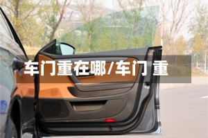 车门重在哪/车门 重