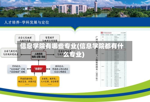 信息学院有哪些专业(信息学院都有什么专业)-第2张图片