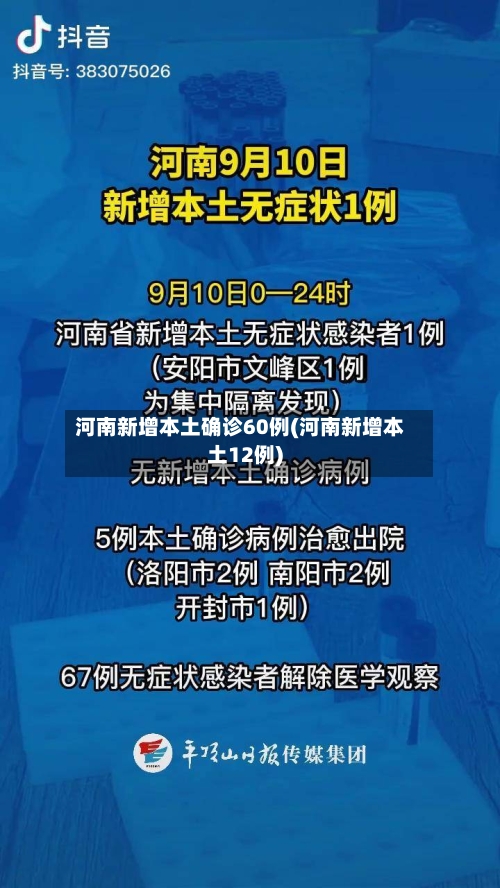 河南新增本土确诊60例(河南新增本土12例)-第2张图片