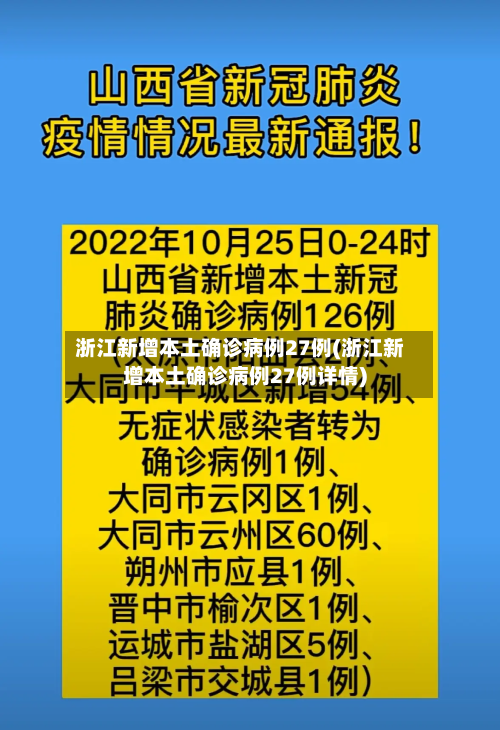 浙江新增本土确诊病例27例(浙江新增本土确诊病例27例详情)-第2张图片