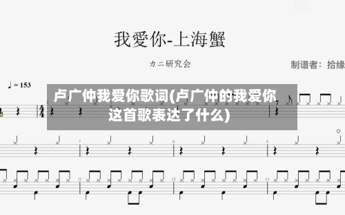 卢广仲我爱你歌词(卢广仲的我爱你这首歌表达了什么)-第2张图片