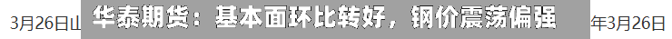 华泰期货：基本面环比转好，钢价震荡偏强-第1张图片