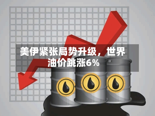 美伊紧张局势升级，世界油价跳涨6%-第1张图片