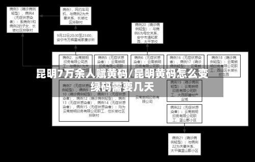 昆明7万余人赋黄码/昆明黄码怎么变绿码需要几天-第1张图片
