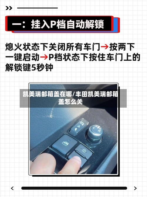 凯美瑞邮箱盖在哪/丰田凯美瑞邮箱盖怎么关-第1张图片