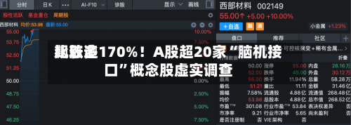 比较多飙涨逾170%！A股超20家“脑机接口	”概念股虚实调查-第2张图片