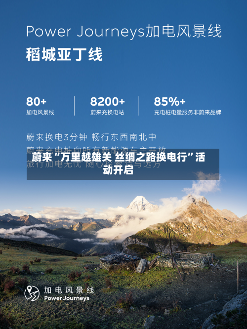 蔚来“万里越雄关 丝绸之路换电行”活动开启-第1张图片