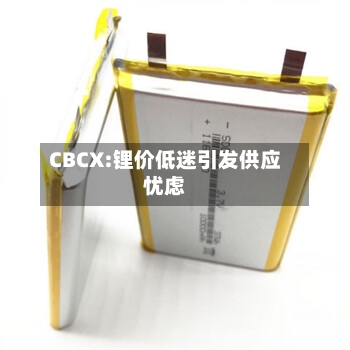 CBCX:锂价低迷引发供应忧虑-第1张图片