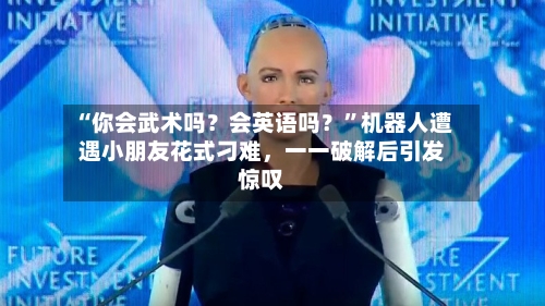 “你会武术吗？会英语吗？”机器人遭遇小朋友花式刁难，一一破解后引发惊叹-第1张图片