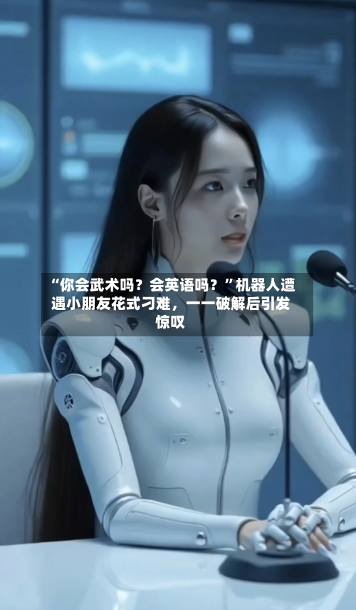 “你会武术吗？会英语吗？”机器人遭遇小朋友花式刁难	，一一破解后引发惊叹-第2张图片