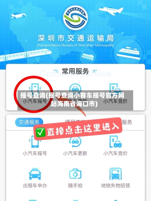 摇号查询(摇号查询小客车摇号官方网站海南省海口市)-第2张图片