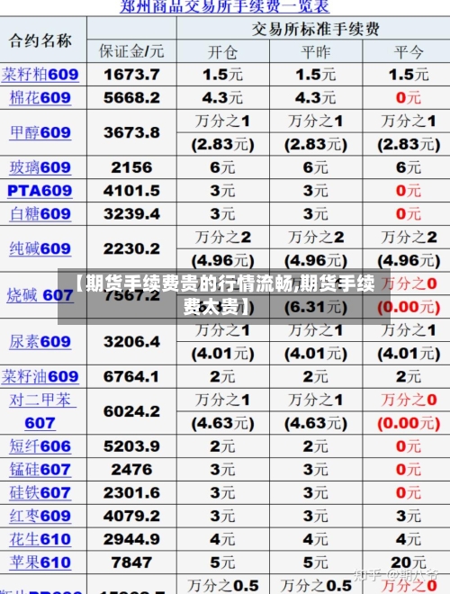 【期货手续费贵的行情流畅,期货手续费太贵】-第1张图片