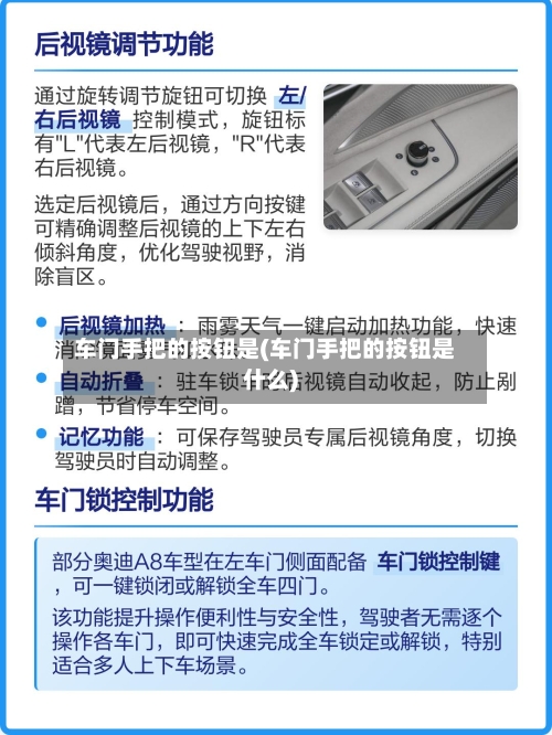车门手把的按钮是(车门手把的按钮是什么)-第2张图片