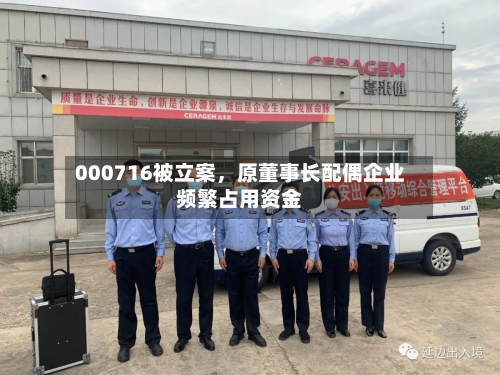 000716被立案，原董事长配偶企业频繁占用资金-第3张图片