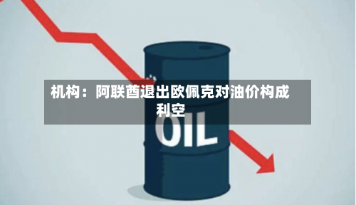 机构：阿联酋退出欧佩克对油价构成利空-第1张图片