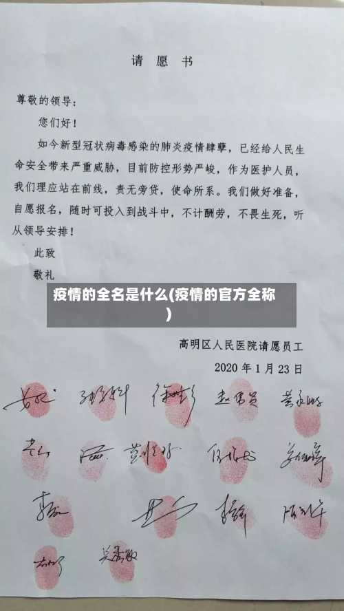 疫情的全名是什么(疫情的官方全称)-第2张图片